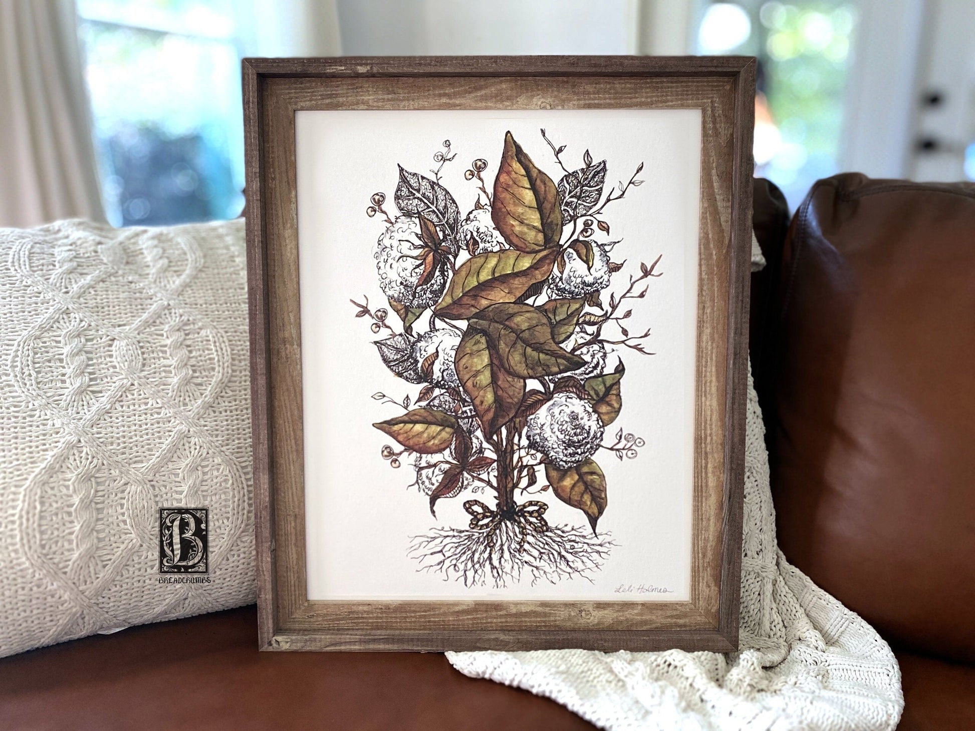 Fall Wildflower Bouquet Print-Posters, Prints, & Visual Artwork-Breadcrumbs Paper Co