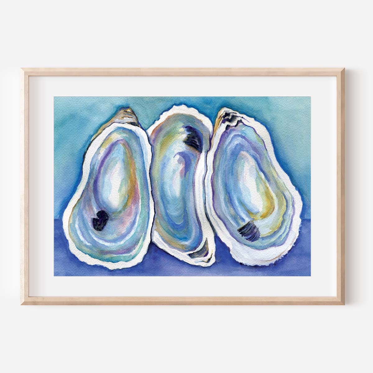 Oyster Trio Print