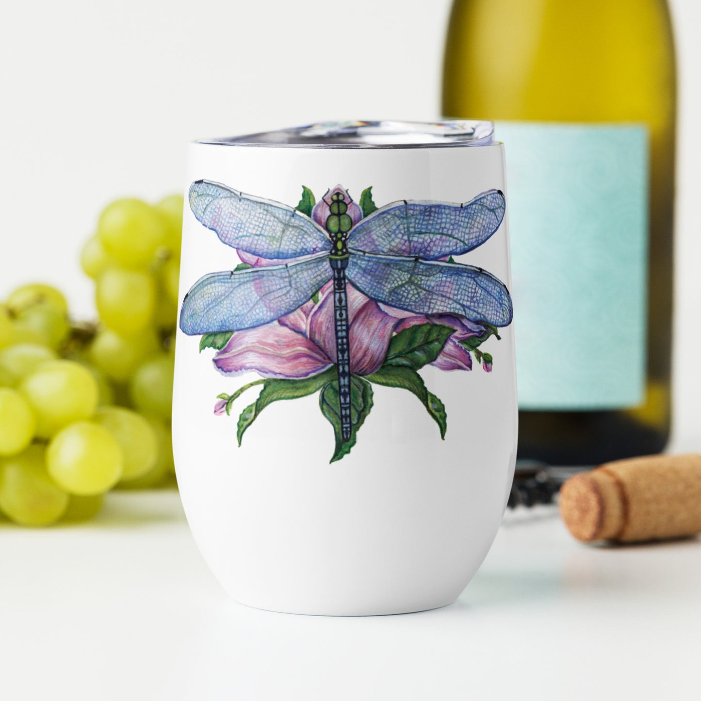 Dragonfly Wine tumbler